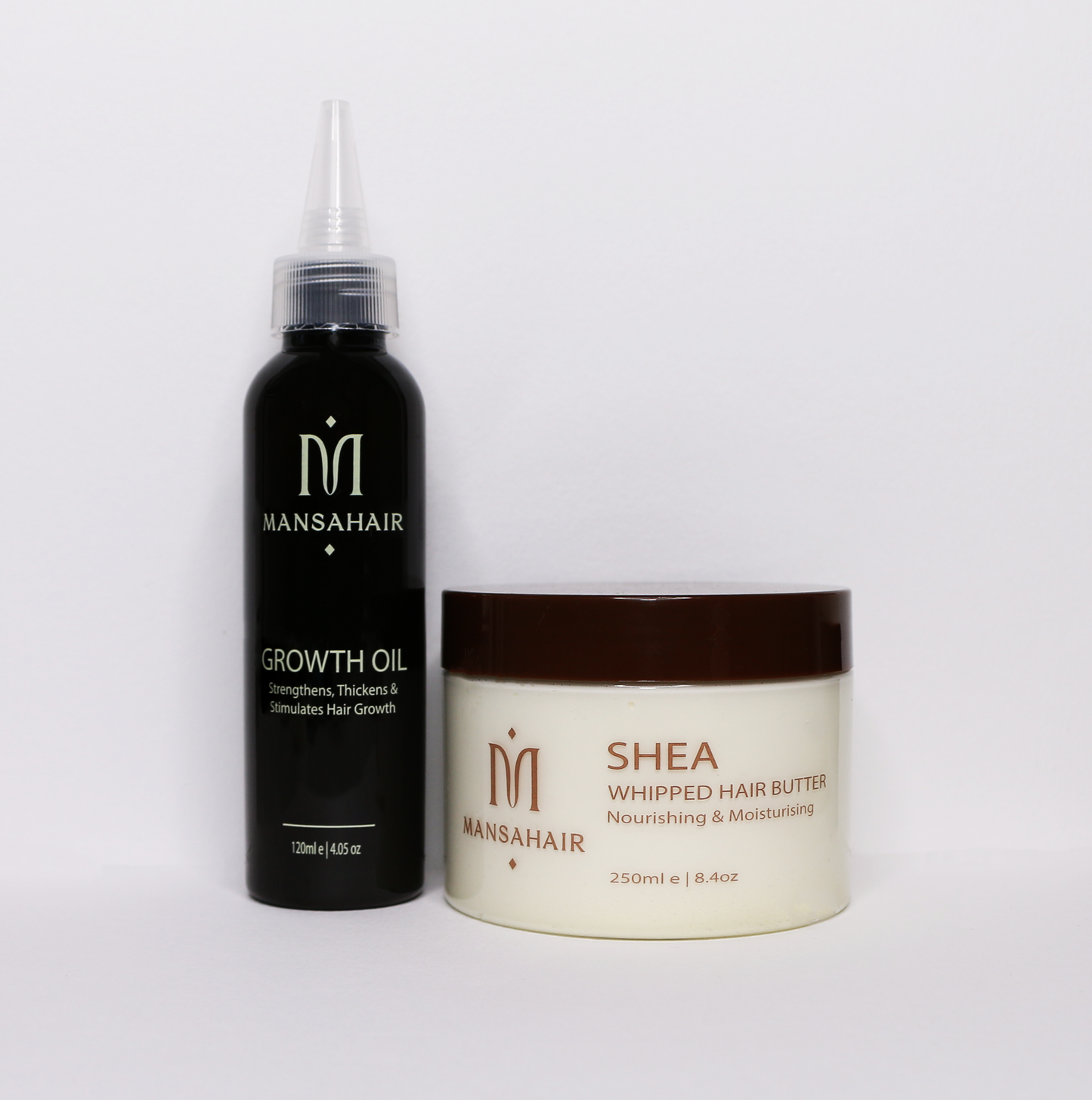 Radiant Hair Duo: Whipped Shea butter and Hair Growth Oil Bundle